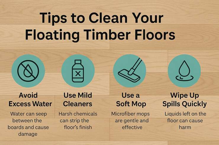Tips to Clean Your Floating Timber Floors