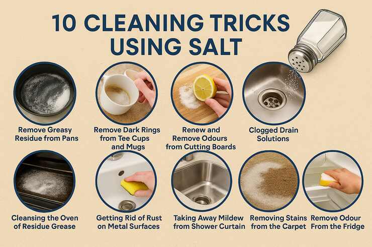 10 Cleaning Tricks Using Salt That Are Simply Amazing
