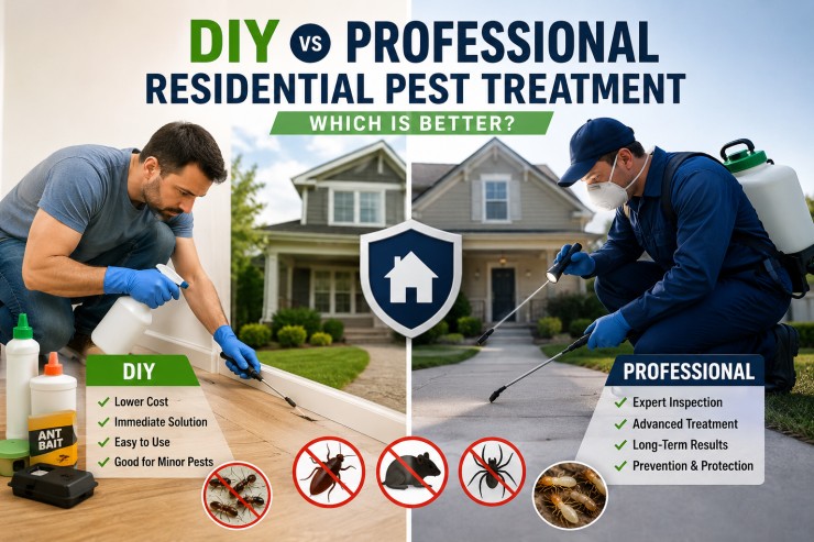 DIY vs Professional Residential Pest Treatment Guide