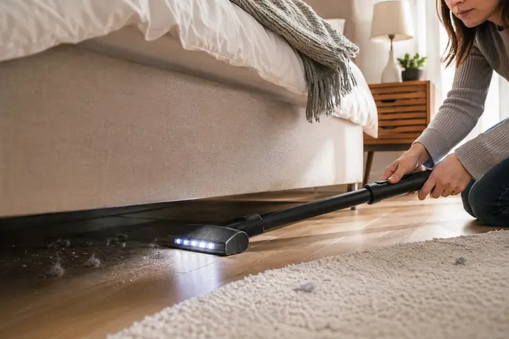 How to Clean Under Beds and Hidden Dust Zones